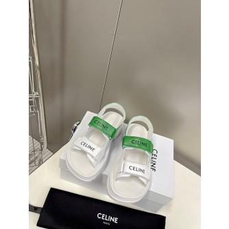 셀린느 23ss celine 로고 스크래치 스트랩 샌들