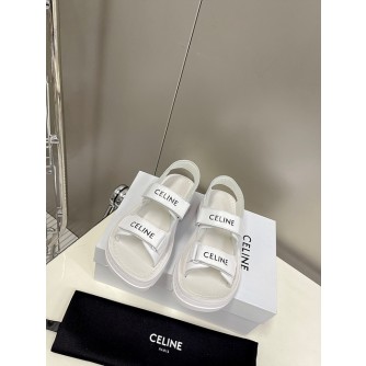 셀린느 23ss celine 로고 스크래치 스트랩 샌들