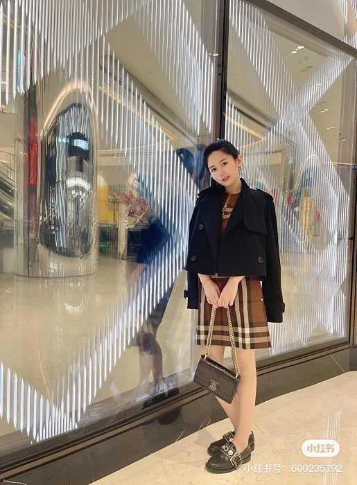 버버리 burberry 크롭 트렌치 코트